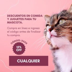 post para instagram descuento tienda de animales divertido rosa
